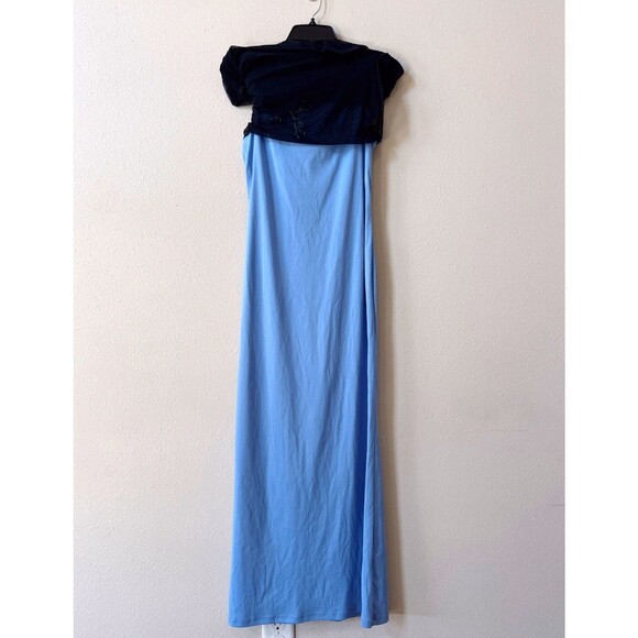 Vintage Rampage Mesh Lace Overlay Maxi Dress Women 3 Sleeveless Floral Fairy Y2K - Picture 8 of 8